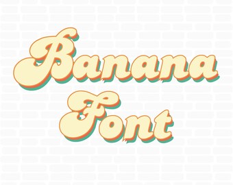 Download Retro Svg Font Etsy