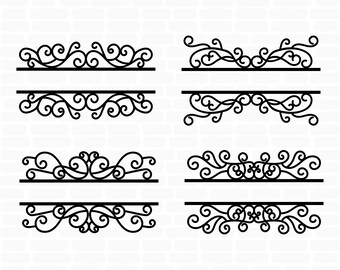 Download Svg Monogram Kk Etsy