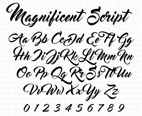 Cursive Font Svg Wedding Font Svg Elegant Fonts Svg Font Svg Etsy
