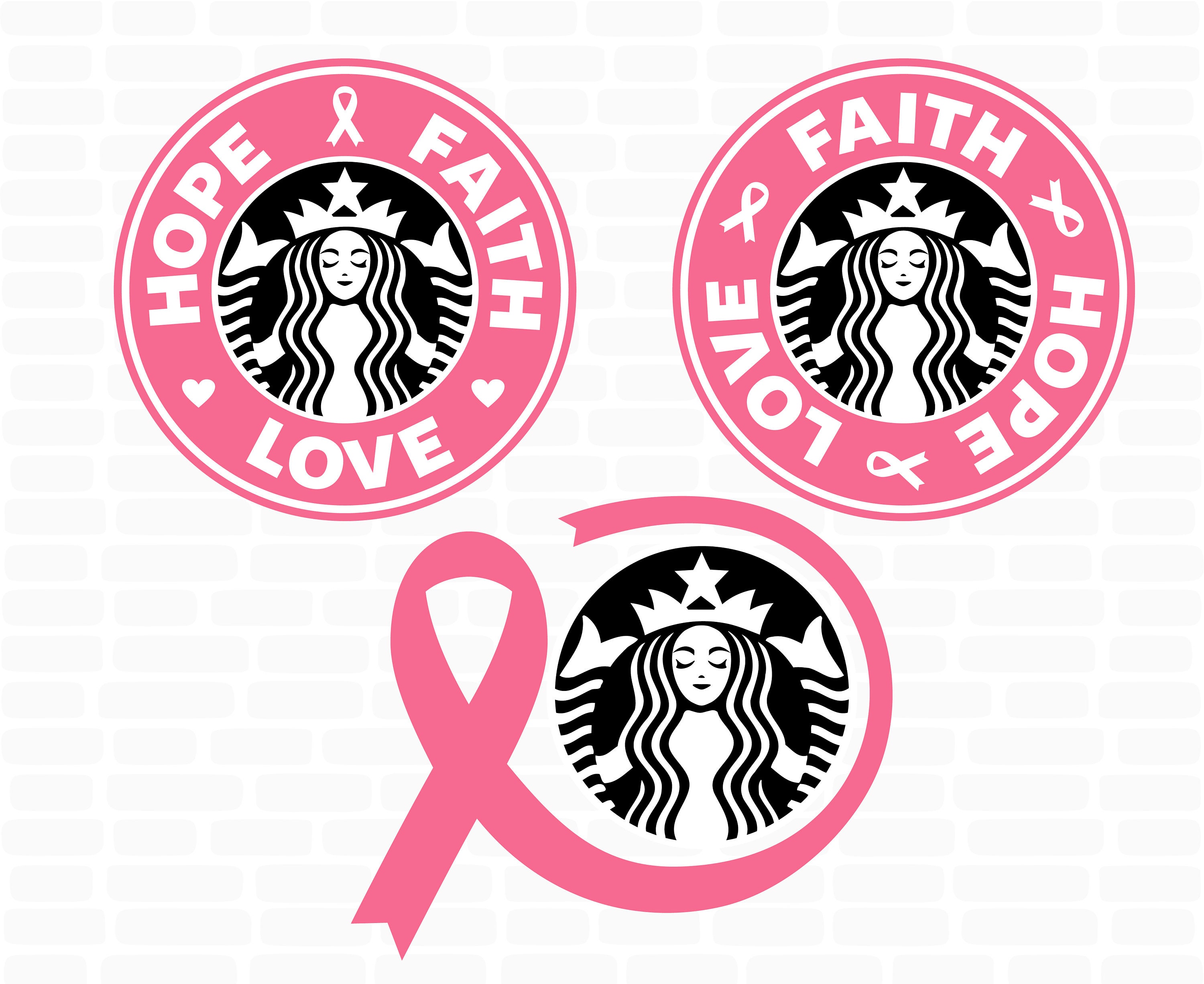 Starbucks svg breast cancer Starbucks mom svg Starbucks svg | Etsy