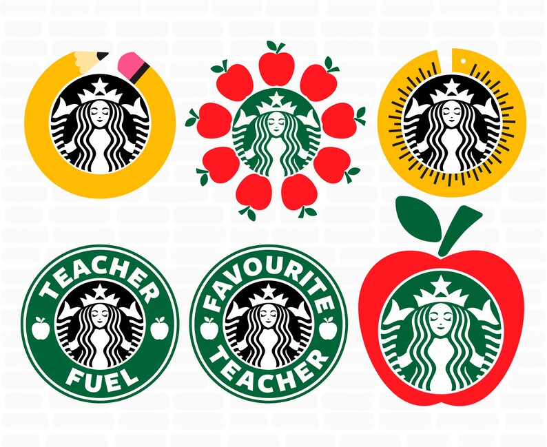 Download Starbucks svg teacher Starbucks apple svg Starbucks svg | Etsy