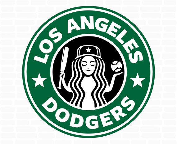 Download Starbucks Svg Baseball Starbucks Los Angeles Dodgers Svg Etsy