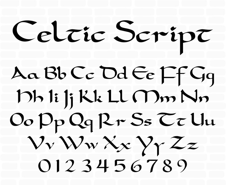 celtic fonts word celtic fonts word