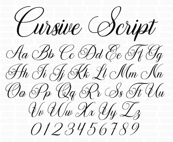 Download Cursive Font Wedding Font Font Monogram Cursive Font For Cricut Font Svg Calligraphy Font Handwritten Font Cursive Font Svg Files For Cricut