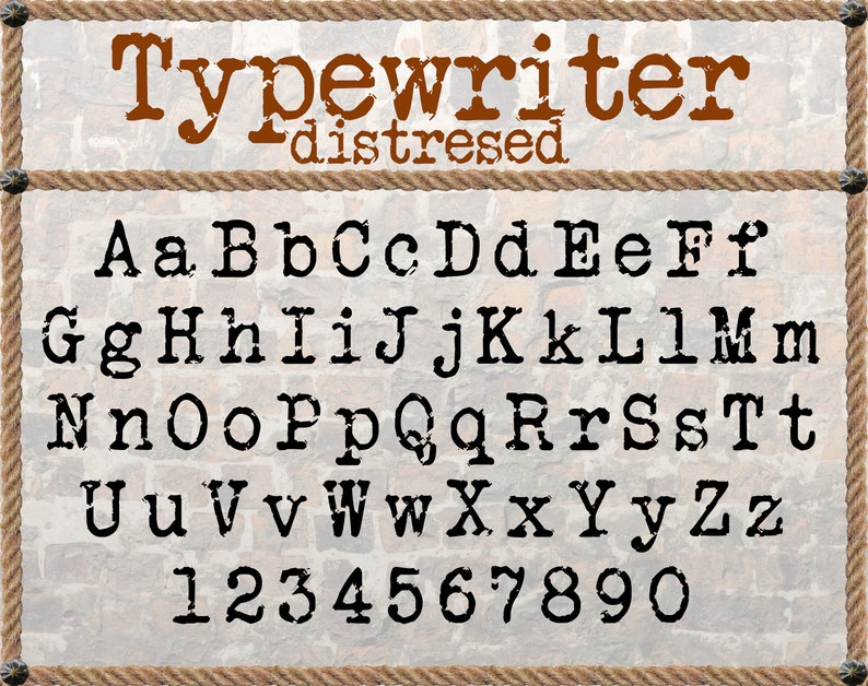 Typewriter Svg Letters Vintage Typewriter Logo Design Etsy