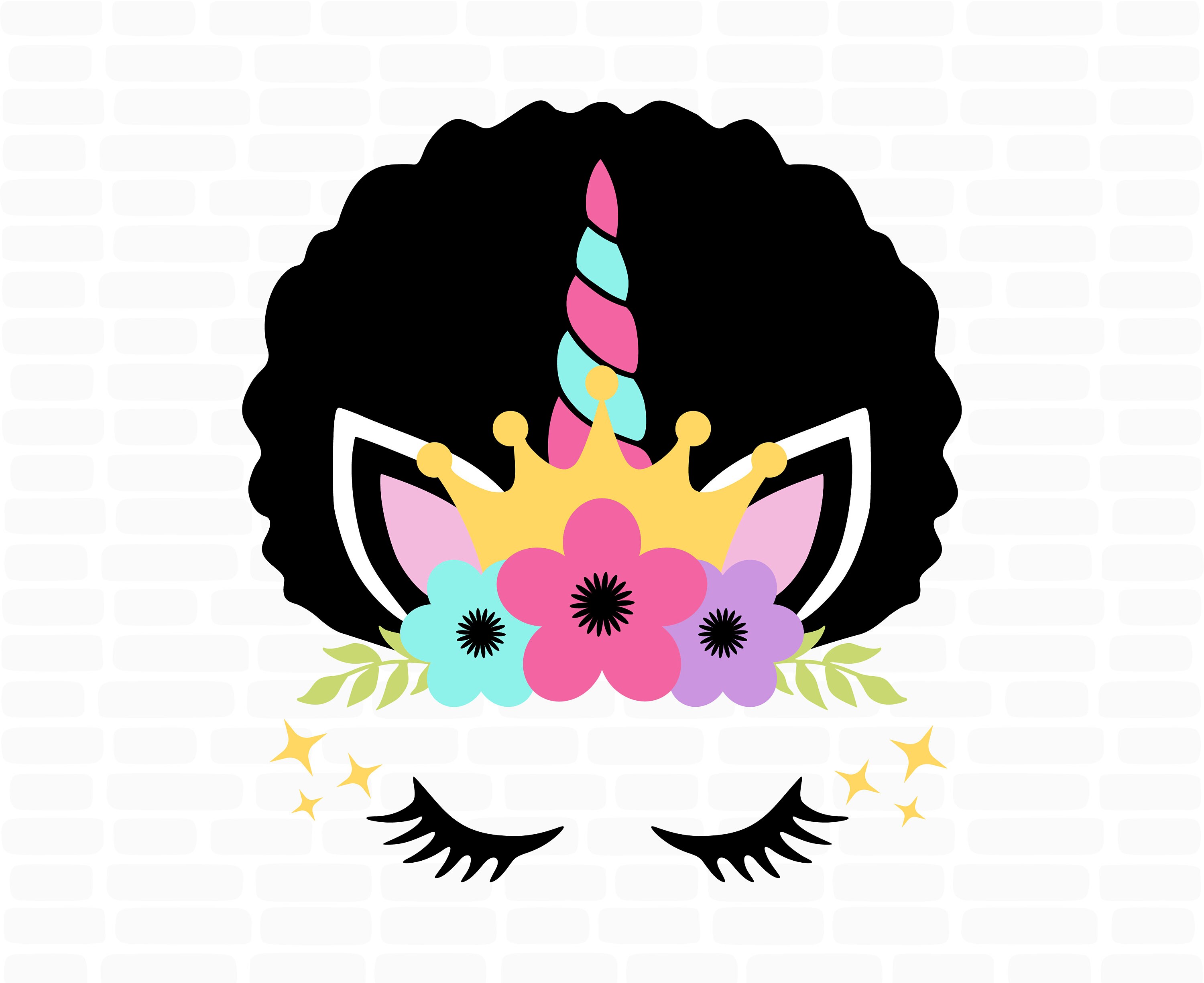 Free Free Afro Puff Unicorn Svg 41 SVG PNG EPS DXF File