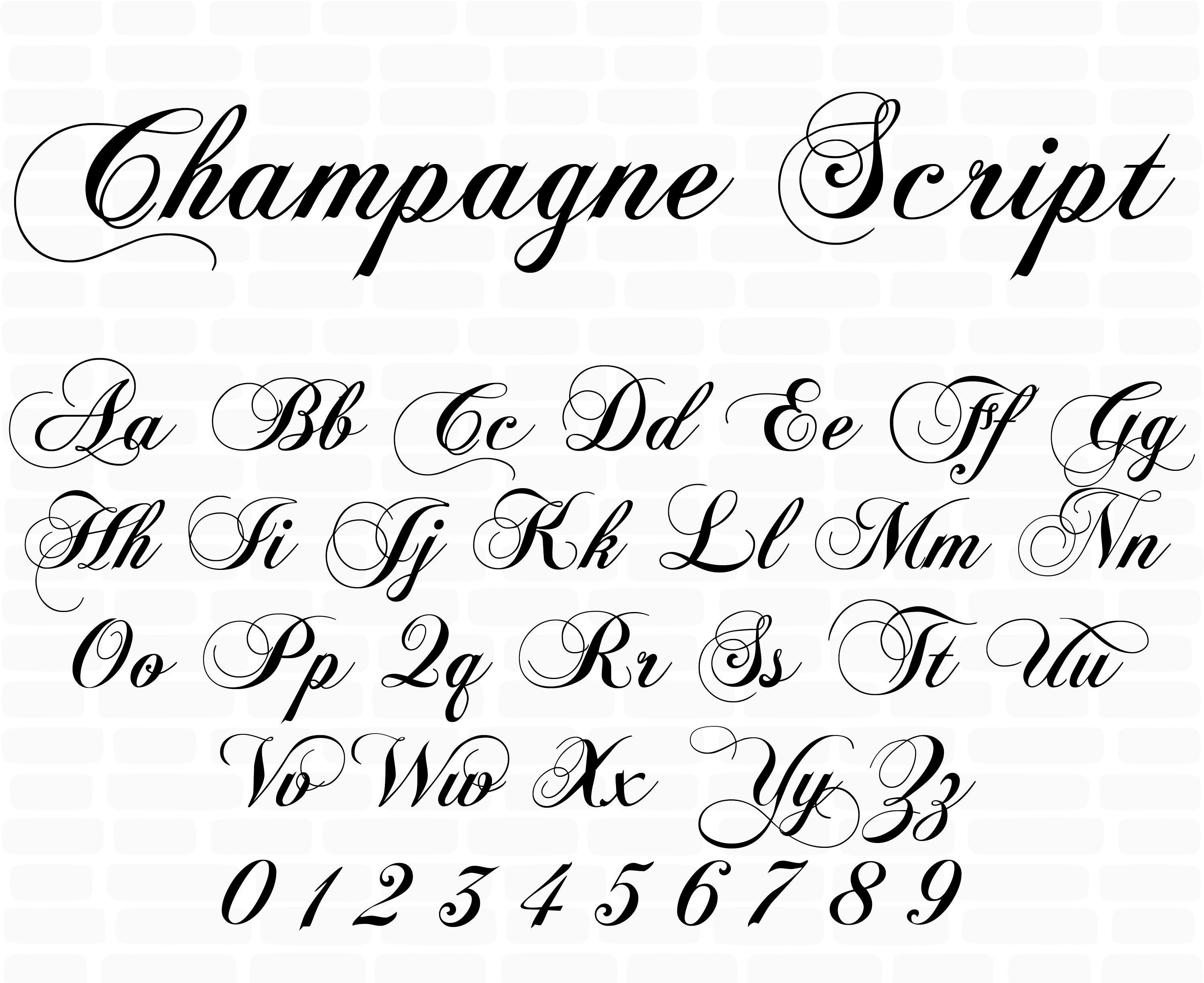 Cursive Font Svg Cricut Font Svg Calligraphy Font Script Etsy | My XXX ...