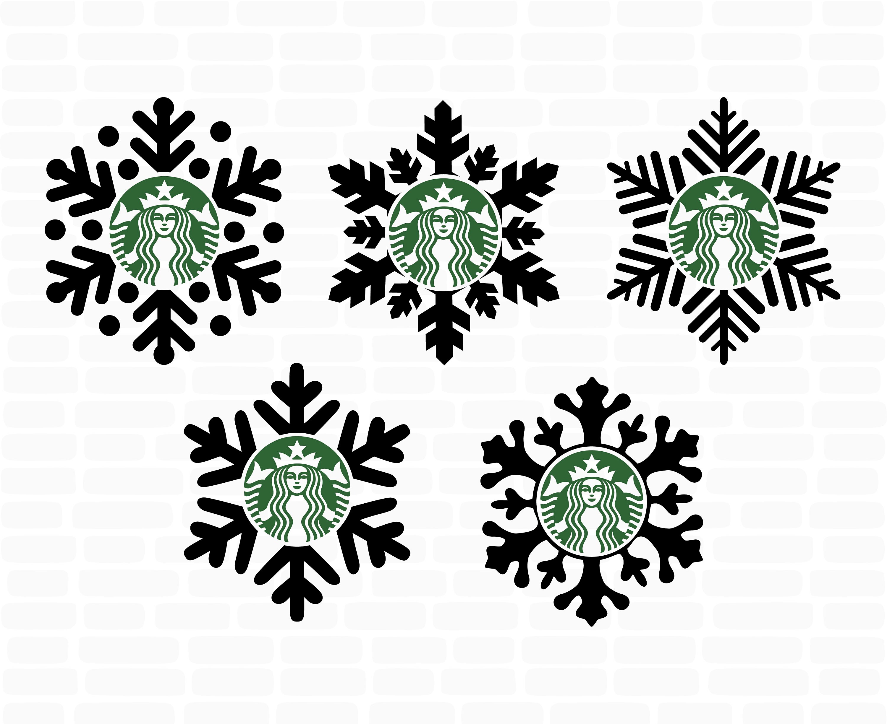 Download Starbucks Svg Christmas Starbucks Svg Snowflake Christmas Svg Etsy