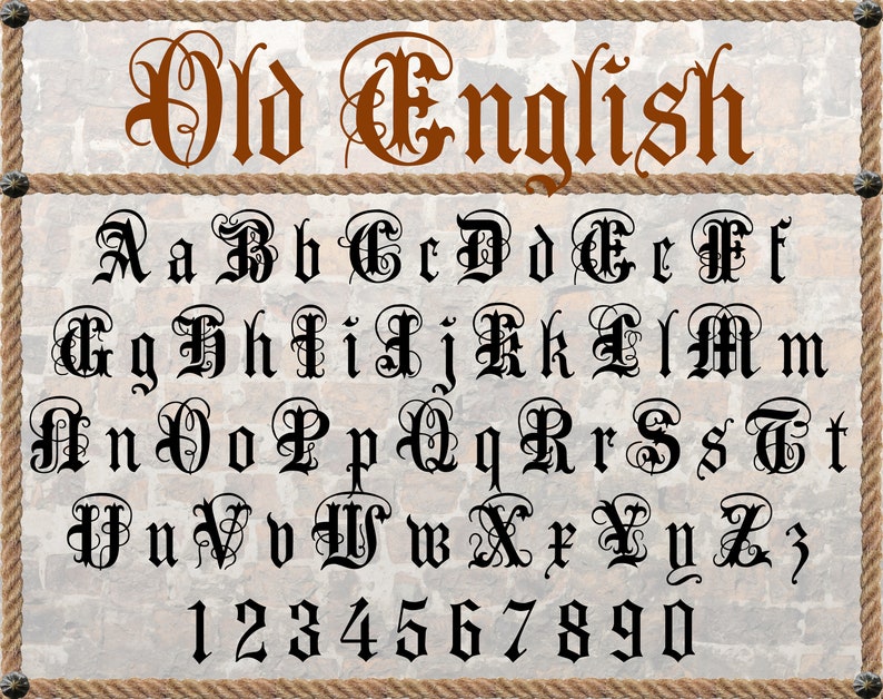 5 Best Images Of Printable Old English Alphabet A Z 5 Best Images Of