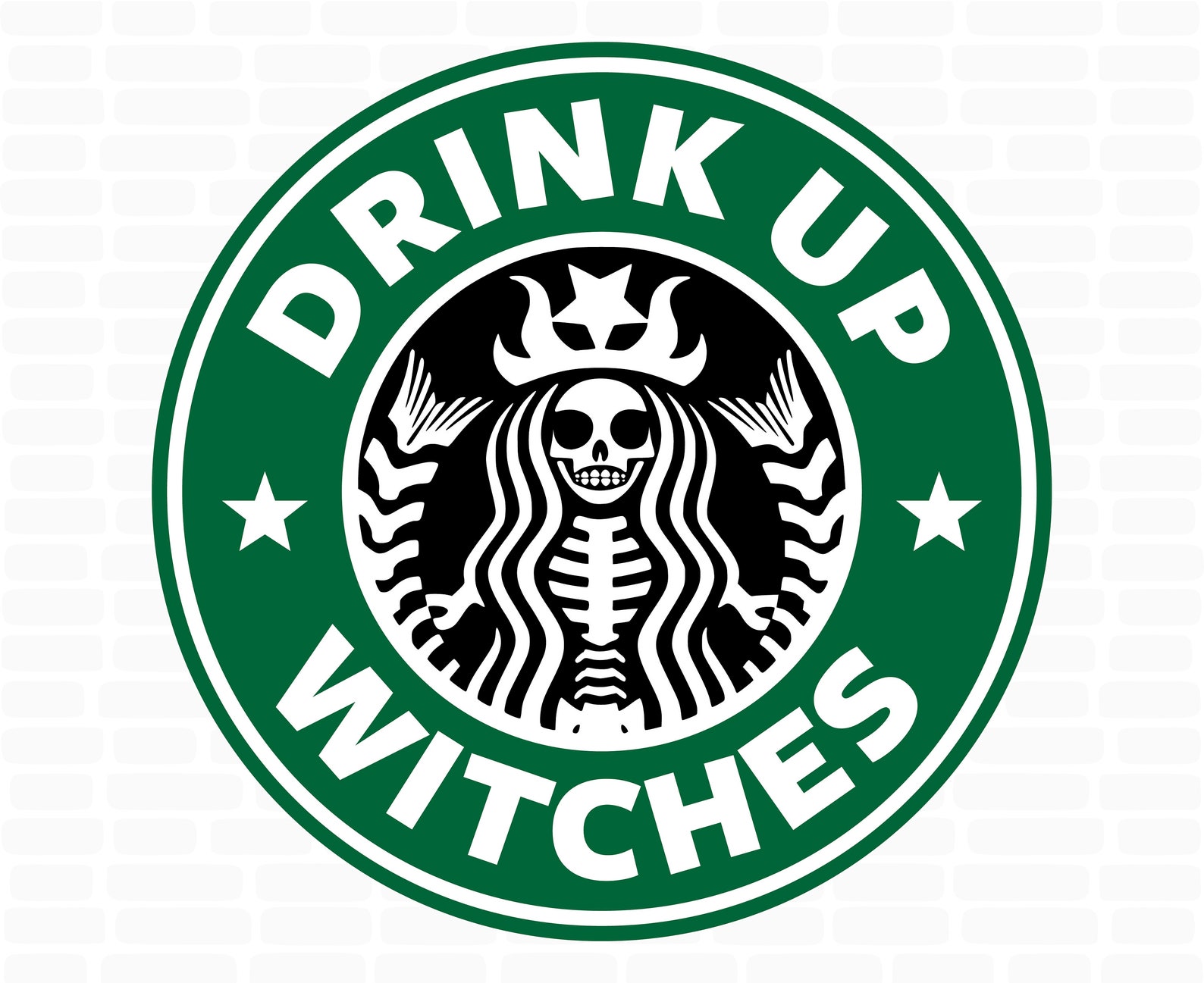 Starbucks svg for Halloween Starbucks svg skull Basic witch