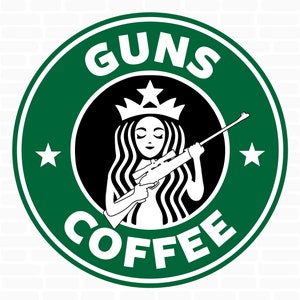 Download Guns Coffee Starbucks Logo Svg Starbucks Cup Svg Starbucks Etsy