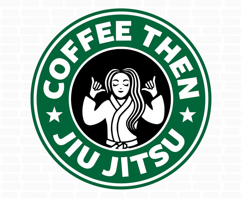 Starbucks Jiu Jitsu Logo Svg Starbucks Svg Cup Starbucks Etsy