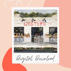 Digital Painting Download: Portland Oyster Bar
