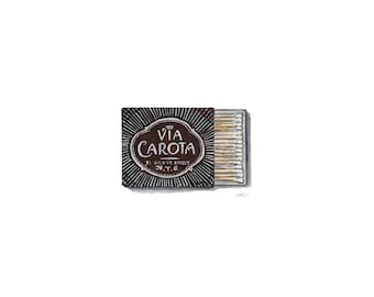 Via Carota Matchbox Print