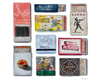 NYC Matchbook Print