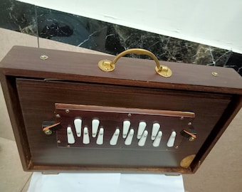 Wood Shruti Box Musical Box High Quality HandCrafted Instrument Surpeti Meditation Shrutibox 440hz Male Shrutibox Special Shruti Box 13 Keys
