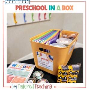 Preschool in a Box | Preschool Activities | Homeschool Printable Activities | Preschool Curriculum for all 26 Letters