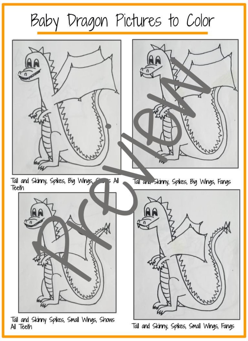Dragon Genetics Game Printable Resource for Homeschool - Etsy.de