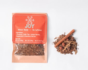 Joy - Winter Blend Tea with Cinnamon and Peppermint - Loose Teas
