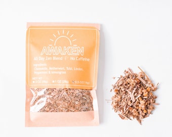 Awaken - All Day Herbal Blend- NO caffeine - Loose Teas