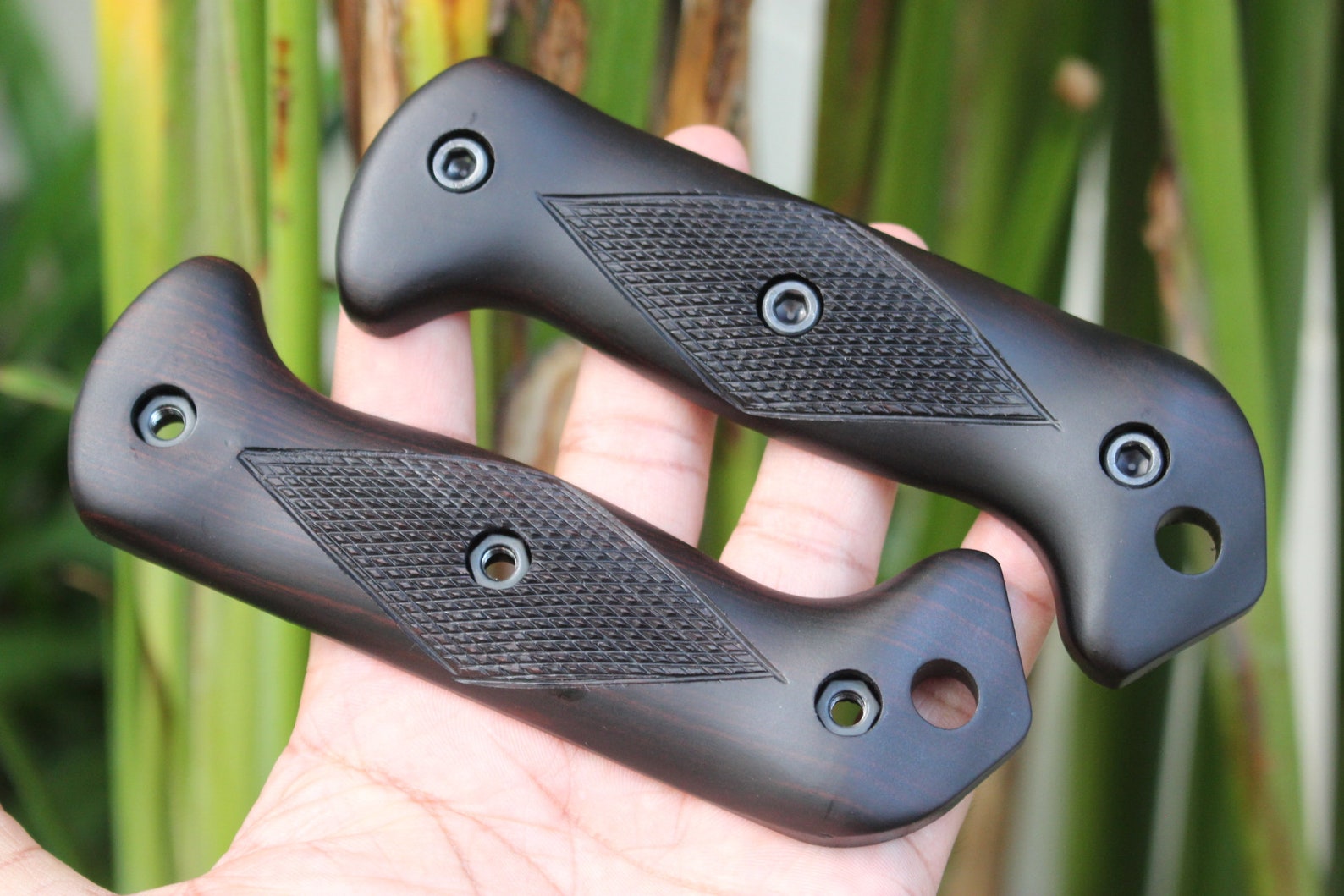 Wood scales Knife handle for Becker KA BAR BK2BK12 BK22 BK 32 Etsy