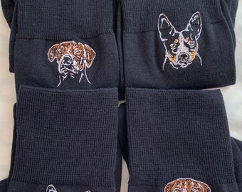 custom dog socks cotton