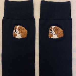 Pet portrait custom socks embroidered cotton rich quality male or female socks