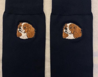 Pet portrait custom socks embroidered cotton rich quality male or female socks