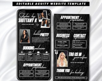 Hair Acuity Scheduling Template