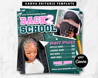 Back to School Flyer | August Booking Flyer