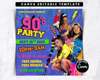 Freaknik Party Flyer Vorlage