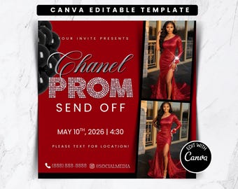 Prom Send Off Flyer Template