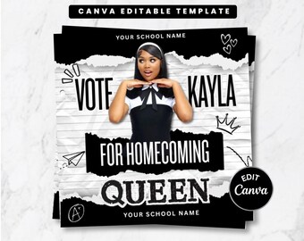 Homecoming Queen Flyer Template