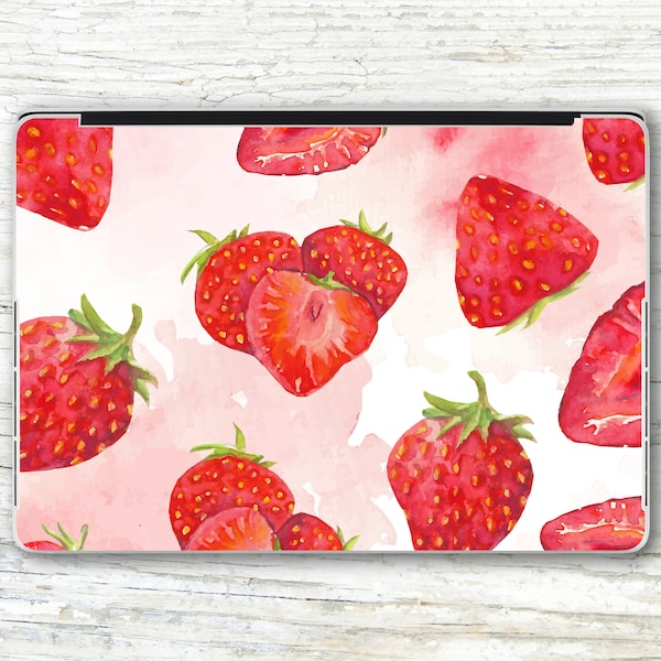Strawberry Stickers Laptop 14 inch 15.6" Decal Lenovo Skin 13 Acer Asus Sticker HP Cover Vinyl Decal Chromebook Universal Sticker Nexus Dell