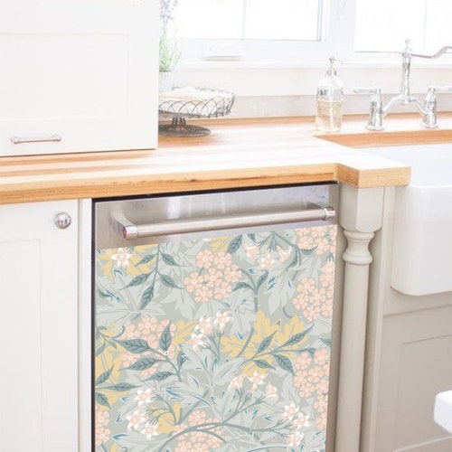 Kitchen Decor Dishwasher Vinyl Sticker Waterproof Skin Etsy