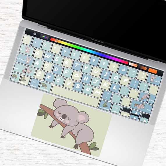 Cute Panda Decal Macbook Keyboard Stickers Air 13 Air 11 Vinyl ...