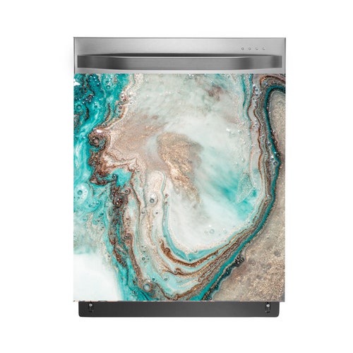 Dishwasher Vinyl Sticker Waterproof Skin Dishwasher Cover Etsy