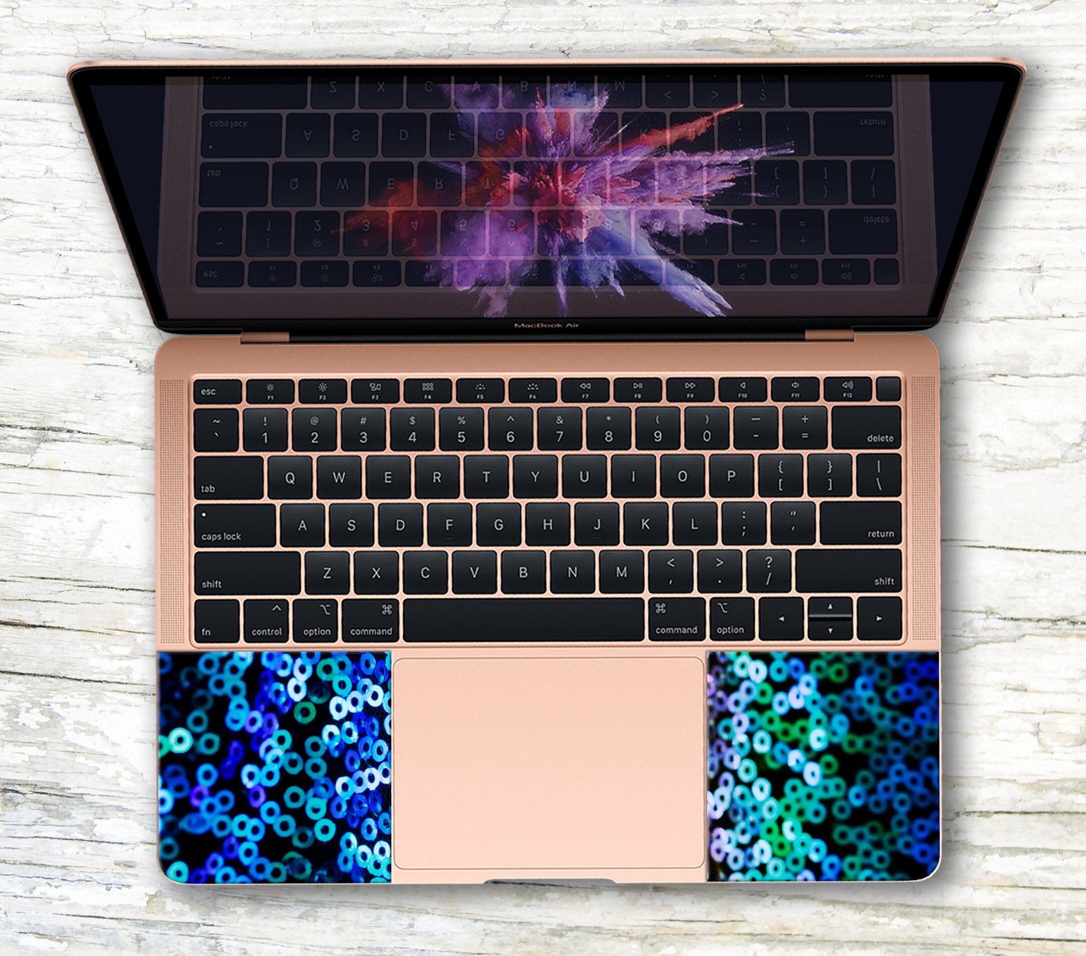 Glitter Laptop Skins HP Pavilion Ombre Vinyl Decal Acer Laptop Etsy