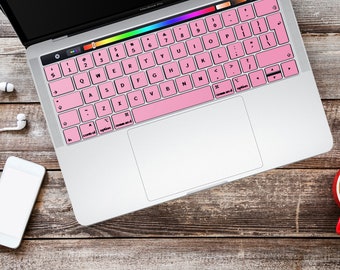 Autocollants clavier rose Macbook Air 13 Air 11 ordinateur portable vinyle Macbook Pro Macbook Air 2020 Macbook Pro 16" Macbook 12 Macbook Pro 13" Key Pro