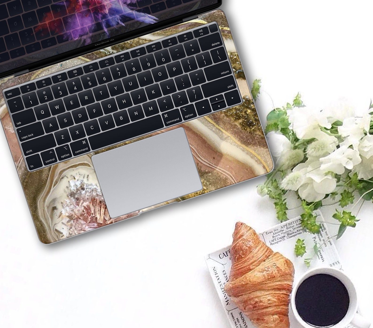 Rose Gold Macbook Pro Decal Macbook Air 13 Inch Macbook Air Etsy