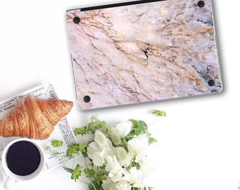 Pink Marble Macbook Pro Decal Macbook Air 13 Air 11 pouces Macbook Air 2020 Macbook Pro 13 Macbook Pro 16 » Vinyle Clavier Stickers Macbook 12