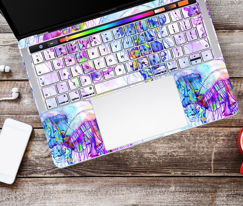 Apple Keyboard Skins 13 inch laptop Watercolor Decal Vinyl Etsy