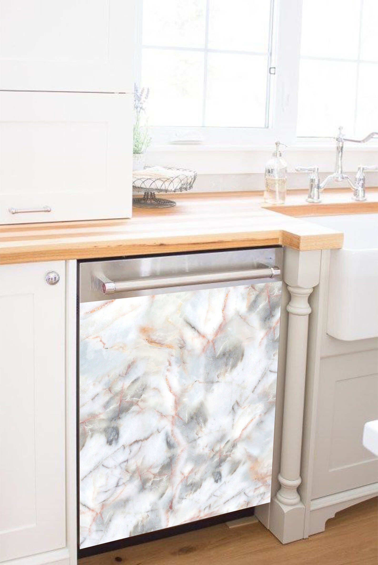 Dishwasher Cover Wrap Vinyl Skin Dishwasher Art Kitchen Decor Etsy