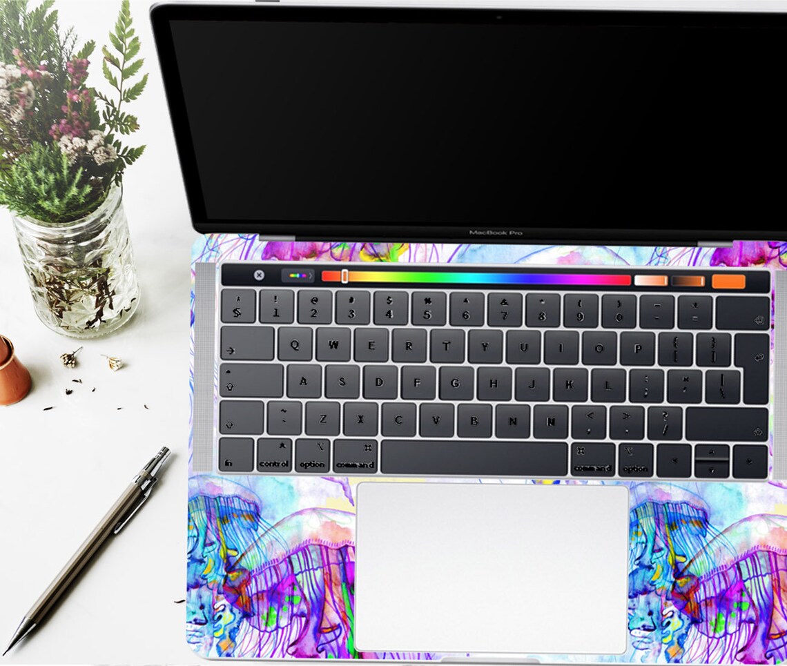Apple Keyboard Skins 13 inch laptop Watercolor Decal Vinyl Etsy