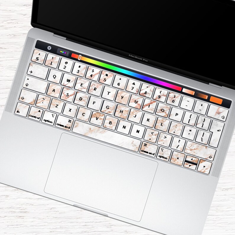 Gold Marble Keyboard Decal Macbook Pro Macbook Air 2020 Etsy