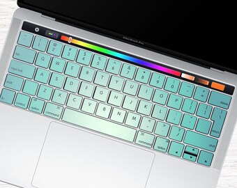 Macbook Keyboard Aquamarine Stickers A2141 Macbook Air 11" Macbook Air 13" Keyboard Macbook 2020 Keyboard Macbook Pro 16" pro 13" Pro 15"