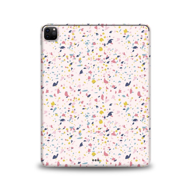 Terrazzo iPad Stickers Vinyl Skin iPad Air iPad 11 Pro iPad 12.9 Pro Decal iPad Accessories