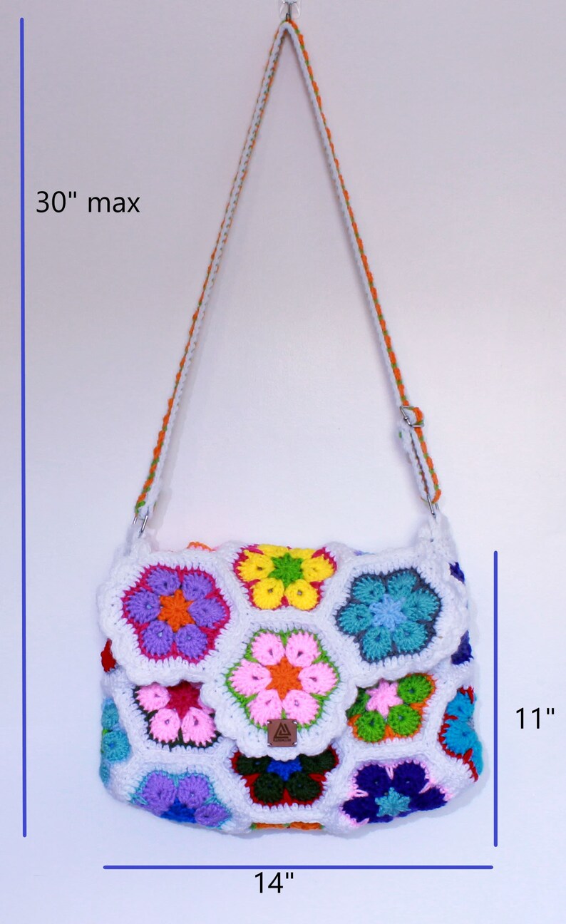 Cute Crossbody Bag. Summer Bag. Crochet Crossbody Bag. Etsy