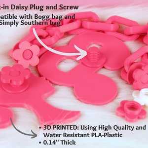 Custom Pink Doll Bogg Bag Charms. Fashion Doll Bogg Bag Accessories. Bogg Bag Buttons. Bogg Bag Name Tag. Custom Simply Southern Bag Charms image 10