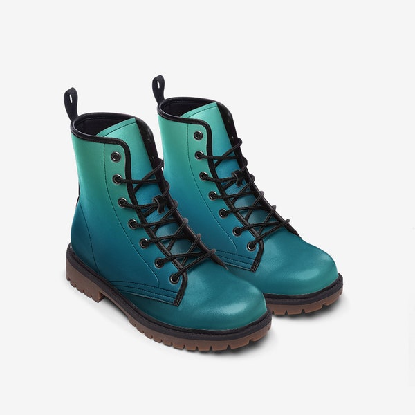 Deep Casual Leather Lightweight boots MT mermaid gift oceanlover punk